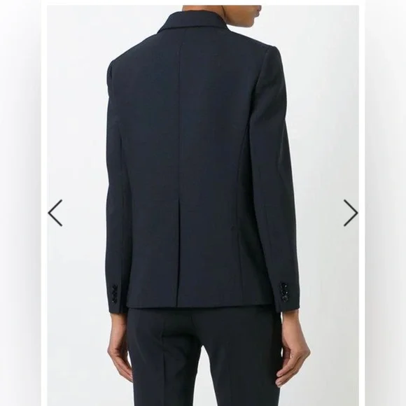 Joseph Savoy Black Wool Blazer Women Size M - Picture 15 of 17